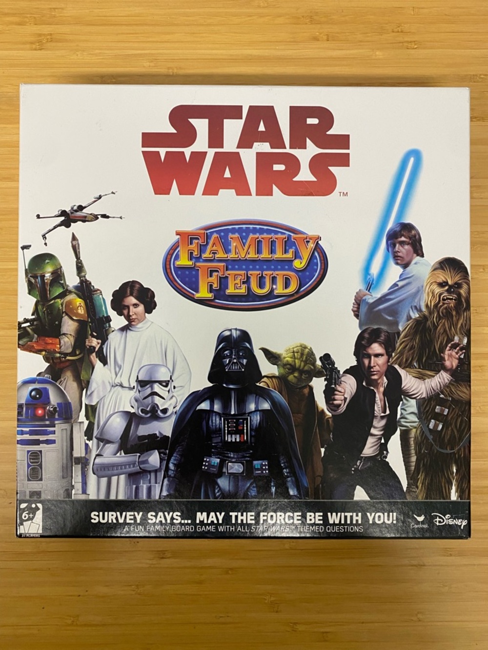 Star Wars Family Feud Board Game - White & Multi-Color Artwork